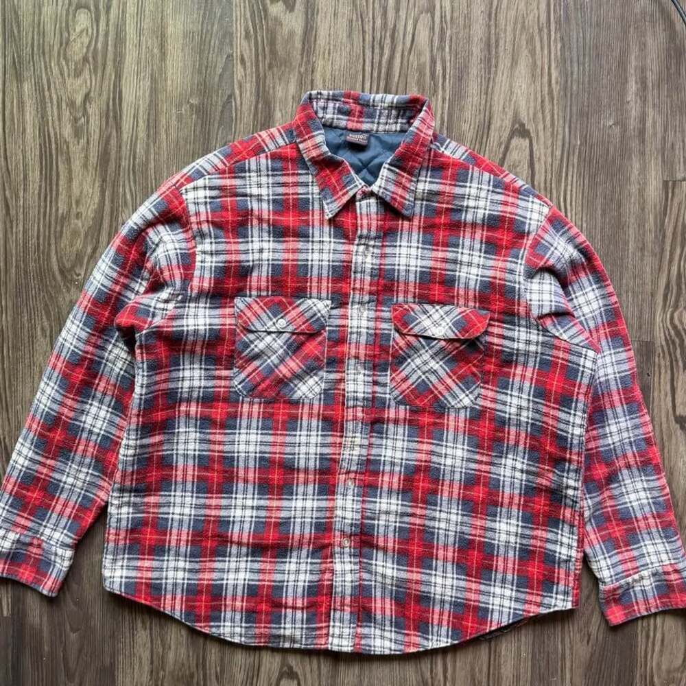VTG ‘70s Sutton Quilted Flannel Shirt Jacket